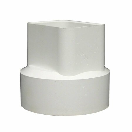 HANCOR Downspout Adapter Tripwall 4in 0482TW